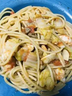 Make Shrimp beef pasta step 4