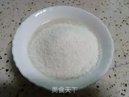 Make Coconut pretzels step 2