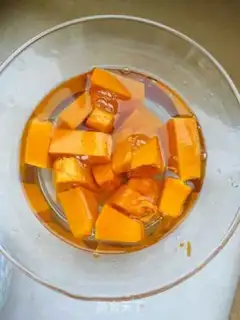 Make Pumpkin corn paste step 1