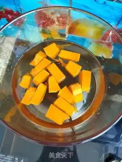 Make Pumpkin corn paste step 2