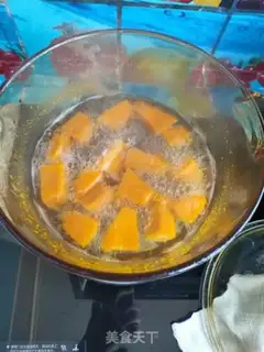 Make Pumpkin corn paste step 4