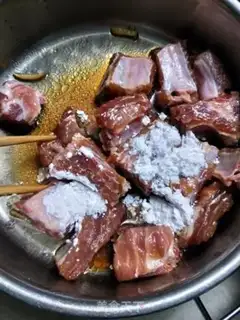 Make Pineapple makes fried bones step 5
