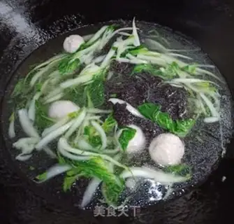 Make ♪ The chrysanthemum soup ♪ step 5