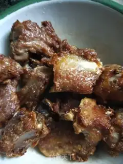 Make Pineapple makes fried bones step 7