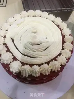 Make Red velvet cake step 8