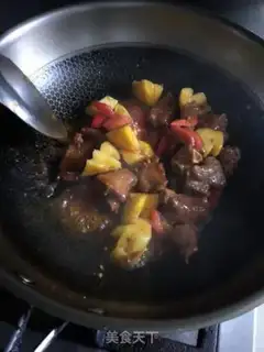 Make Pineapple makes fried bones step 9