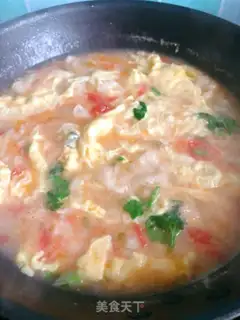 Make Tomato egg oak soup step 5