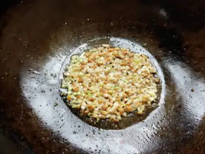 Make Salt fish and eggplant step 5
