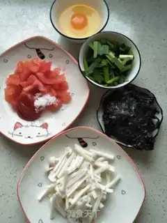 Make Five color soup step 2