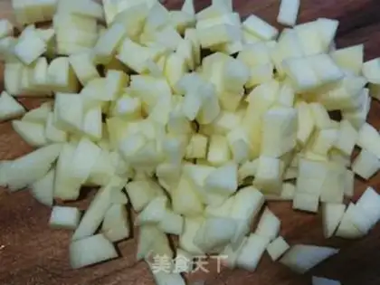 Make Apple milk omelet step 2