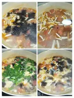 Make Five color soup step 4