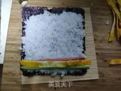 Make Simple sushi step 4