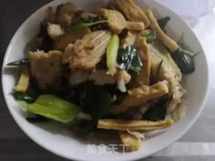Make Garlic burns dried fish step 9