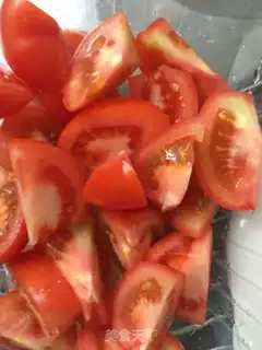 Make Tomato beef fan soup step 0