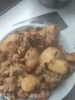 Make Potato chicken leg step 7