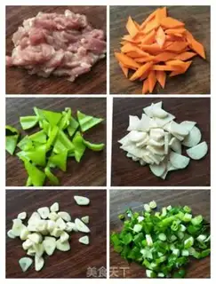 Make The bouquet with carrots step 1
