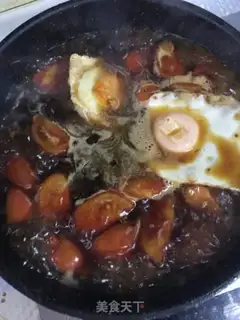Make Tomato beef fan soup step 8