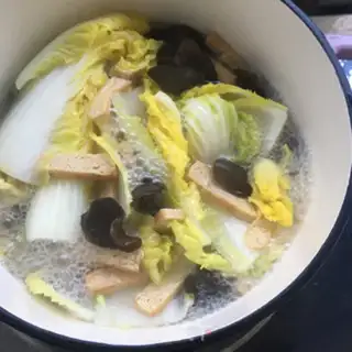 Make The doll dish fan soup step 6