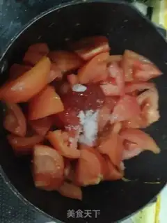 Make Tomato fried eggs step 4