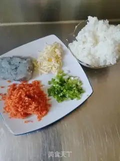 Make Shrimp cheese and rice step 0