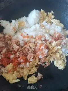 Make Shrimp cheese and rice step 5