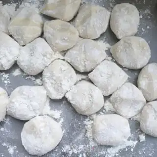 Make Egg dumplings step 4