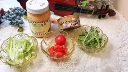 Make Tuna vegetable salad step 0
