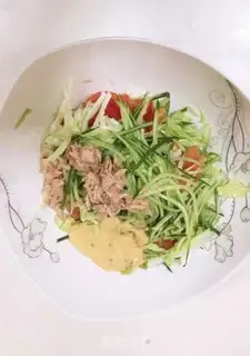 Make Tuna vegetable salad step 1