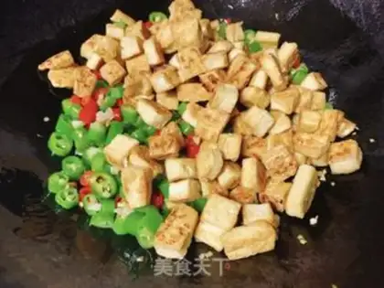 Make Twin pepper tofu step 7