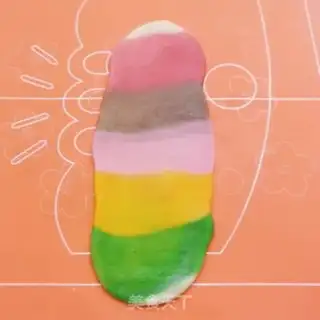 Make Rainbow souffle step 18