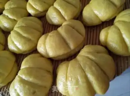 Make Handmade pumpkin buns step 13