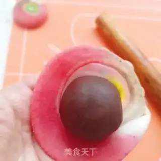 Make Rainbow souffle step 24