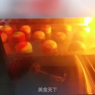 Make Rainbow souffle step 26