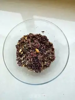 Make Purple peanut sesame buns step 9