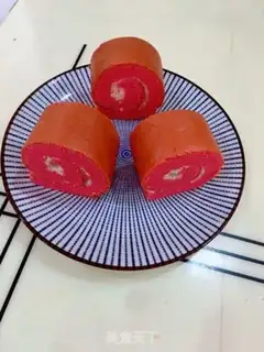 Make Red velvet cake rolls step 14