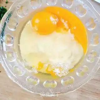 Make Rice vegetable cake step 2