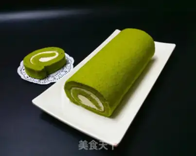 Make Tea and cream cake rolls step 19