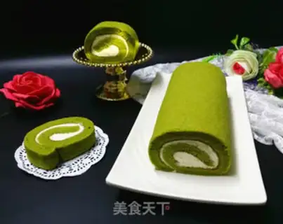 Make Tea and cream cake rolls step 20