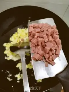 Make Egg fried rice step 2