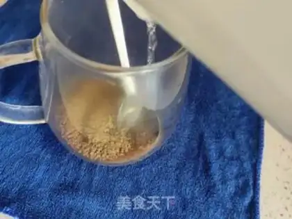 Make Iron rock, honey water step 2