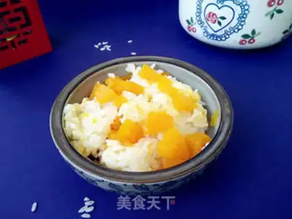 Make Pumpkin rice step 6