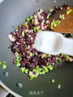 Make Purple egg rolls step 9