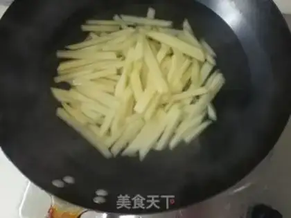 Make Delicious fries step 1