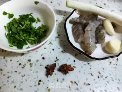 Make Shrimp cheese step 1
