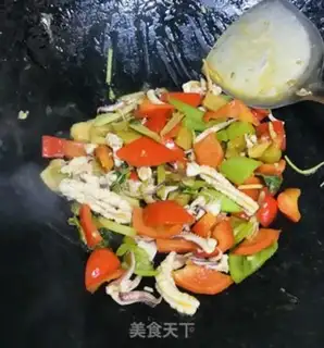 Make Squeeze the pepper and blow the squid step 11