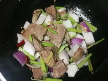 Make Celery onions step 7