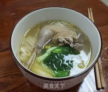 Make Old chicken noodles step 5