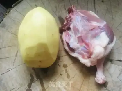 Make Potato duck step 0