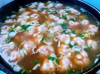 Make Pork carrot meatball soup step 10