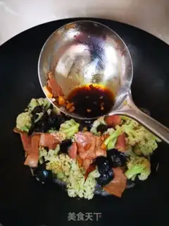 Make Bacon fried organic vegetables step 8